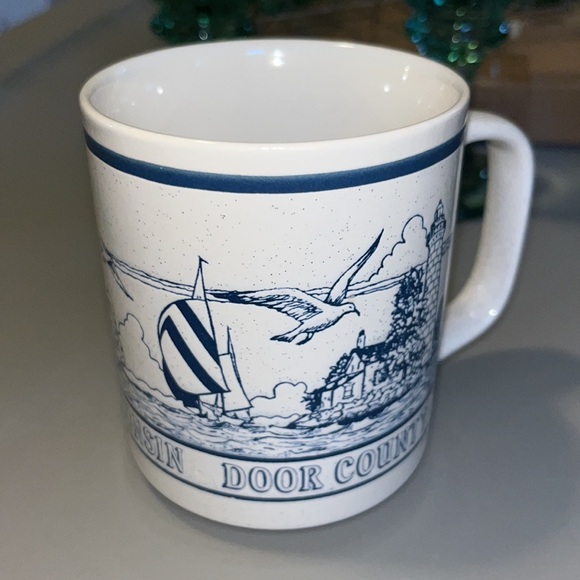Door County White Ceramic Mug - Picture 7 of 12